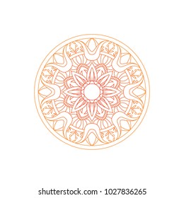 Mandala texture abstract decoration background ornament element luxury ramadhan illustration emblem isolated
