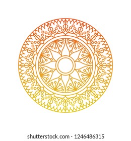 Mandala texture abstract decoration background ornament element luxury ramadhan illustration emblem isolated
