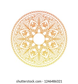 Mandala texture abstract decoration background ornament element luxury ramadhan illustration emblem isolated
