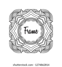 Mandala texture abstract decoration background ornament element luxury ramadhan illustration emblem isolated
