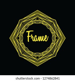 Mandala texture abstract decoration background ornament element luxury ramadhan illustration emblem isolated
