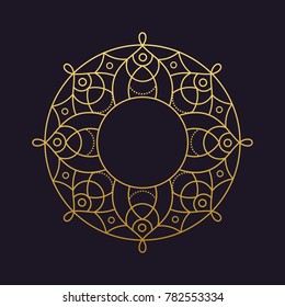 Mandala texture flower beautiful vector vintage decorative element oriental illustration
