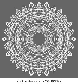 Mandala, tribal ethnic ornament, vector islamic arabic indian pattern.