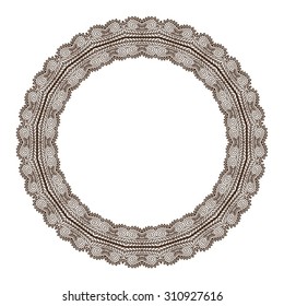 Mandala, tribal ethnic ornament, vector islamic arabic indian pattern.

