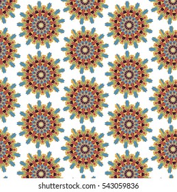 Mandala, tribal ethnic ornament, vector islamic arabic,circular pattern, round vector ornament