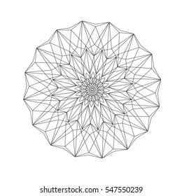 Mandala, tribal ethnic ornament, vector islamic arabic,circular pattern, round vector ornament