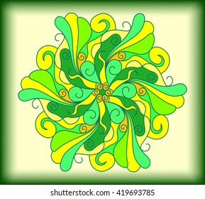 Mandala. Tribal pattern. Ethnic, fabric, motifs. Vector, Abstract Flower Mandala. Decorative elements for design. Can be used for decorating bags, clothes, website, covers, postcards
