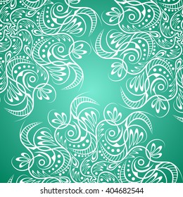 Mandala, tribal vintage background with a medallion. Pattern with abstract art flower for Tibetan yoga. Bohemian decorative element, indian henna design, vector retro circle ornament