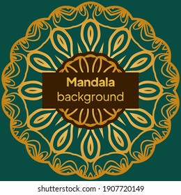 Mandala , antecedentes tribales vintage. Ilustración del vector
