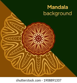 Mandala , tribal vintage background. Vector illustration