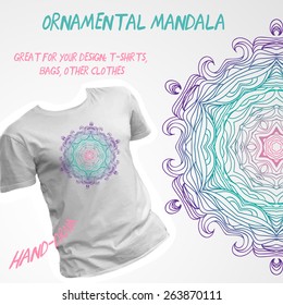 Mandala t-shirt design