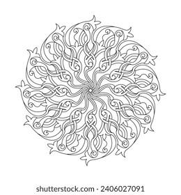 Mandala unity unveiled colouring book page for KDP book interior. Peaceful Petals, Ability to Relax, Brain Experiences, Harmonious Haven, Peaceful Portraits, Blossoming Beauty mandala design.