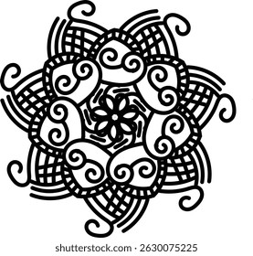 Mandala. Use in Luxurious design. Best for design business card, marriage invitation card and Luxurious Box design etc.