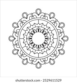 Mandala vector abstract pattern design