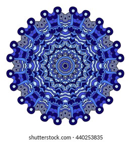 Mandala vector for art, coloring book, zendoodle. Hand drawn round zentangle for coloring book pages, mandala design. Coloring mandala: invitation, t-shirt print, wedding card, scrapbooking and tattoo