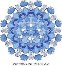 Mandala Vektorkunst. Dekorative runde Ornamente. Anti-Stress-Therapiemuster. Webdesign-Elemente. Yoga-Logos, Hintergründe für ein Meditationsplakat.