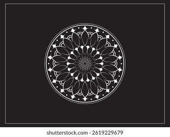 El diseño del Arte vectorial del mandala