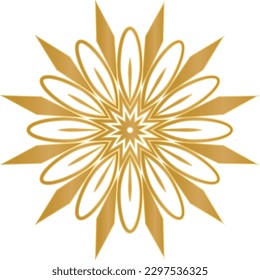 secuencias de diseño de arte vectorial de mandala