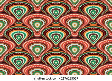 Mandala vector art geometric pattern circle pattern African vintage flower design seamless colorful design for print fabric paper decor wallpaper business card