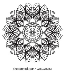Gráfico de arte vectorial de Mandala, plantilla, diseño, fondo, chakra, vector, arte, ilustración, banner de sitio web, carteles, tarjeta