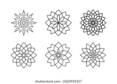Mandala Vector Art Pack | Stunning Line Art Designs