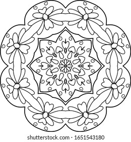 Mandala Vector Art Pattern Design.