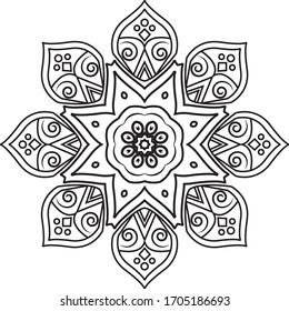 Mandala Vector Art Pattern Design 
