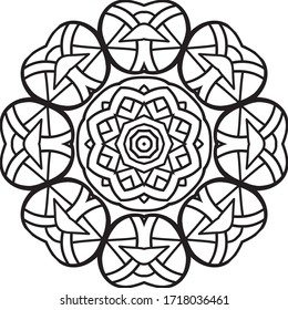 Mandala Vector Art Pattern Design 