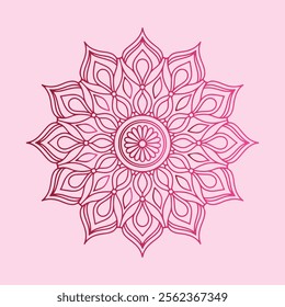 Mandala Vector Art for Relaxation and Decor.