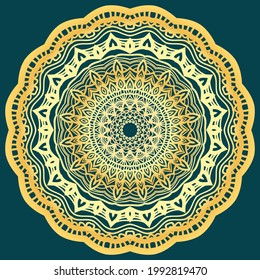 mandala. Vector background. Card or invitation. Vintage decorative elements.