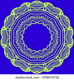 mandala. Vector background. Card or invitation. Vintage decorative elements.