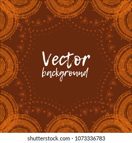 Mandala vector background. Good to use for decoration any projects, as an supportive image and also main object of your layout. Vector illustration.