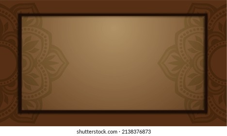 mandala vector background, traditional feel