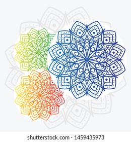 mandala vector circle abstract and background ilustration