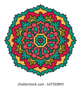 Mandala - Vector Circle Ornament, Design Element