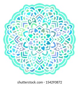 Mandala. Vector Circle Ornament. Design Element