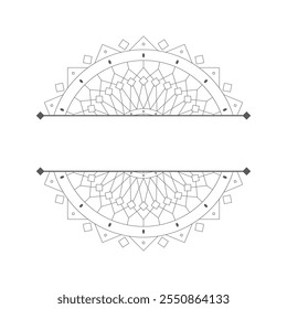 
Mandala vector for Coloring Book and Oriental Mandala vector, Mandala Coloring book line art vector illustration, abstract mandala  Hand drawn doodle mandalas coloring book.
