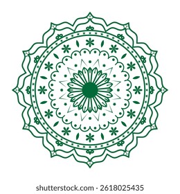 Ilustración de arte de diseño de Vector de mandala