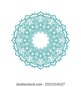 mandala vector design. Mandala black, white and green design. coloring book artistic image of mandala and art for tattoo design, 