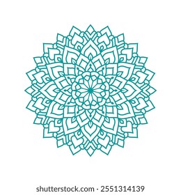 mandala vector design. Mandala black, white and green design. coloring book artistic image of mandala and art for tattoo design, 