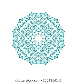 design de vetor mandala. Mandala preto, branco e verde design. colorir imagem artística do livro de mandala e arte para design de tatuagem, 