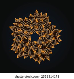 mandala vector design. Mandala black, white and green design. coloring book artistic image of mandala and art for tattoo design, 