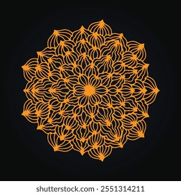 mandala vector design. Mandala black, white and green design. coloring book artistic image of mandala and art for tattoo design, 