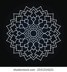 mandala vector design. Mandala black, white and green design. coloring book artistic image of mandala and art for tattoo design, 