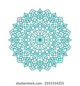 mandala vector design. Mandala black, white and green design. coloring book artistic image of mandala and art for tattoo design, 