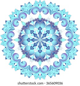 mandala vector design element in empire style 