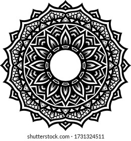 Mandala vector design elements or round ornament decoration