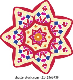 Diseño vectorial de Mandala. ilustraciones de mandala 