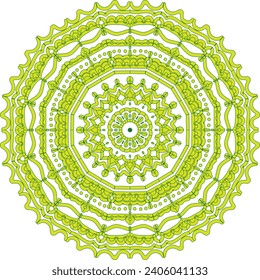 Mandala vector design for jewelry pattern, and background.