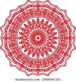 Mandala vector design for jewelry pattern, and background.